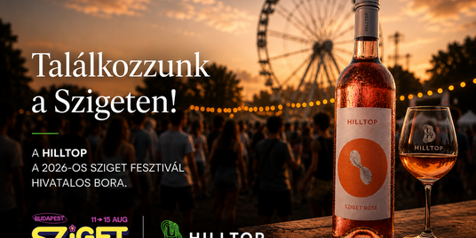 A Hilltop a 2026-os Sziget Fesztivál hivatalos bora